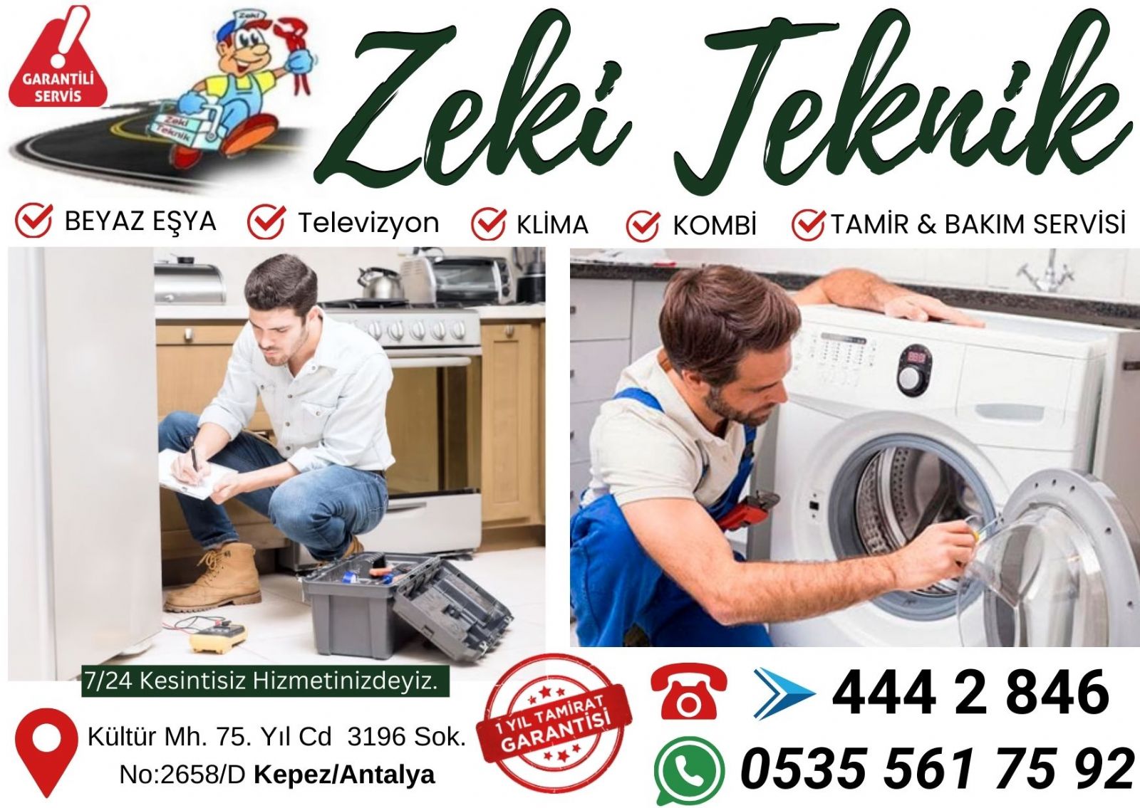 Varsak Beyaz Eşya Servisi